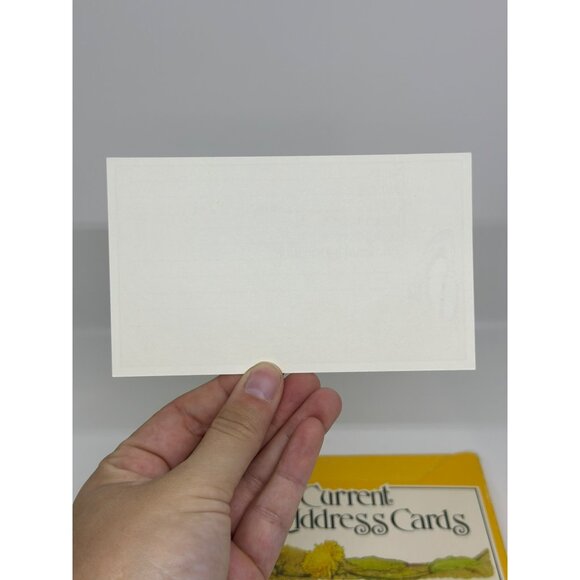 Vintage Current Address Cards With Butterfly & Dandelion Design - Set Of 60 NOS - Picture 3 of 5